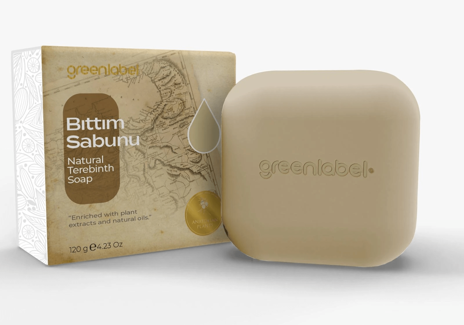 GREENLABEL Natural Terebinth Soap 120 gr.