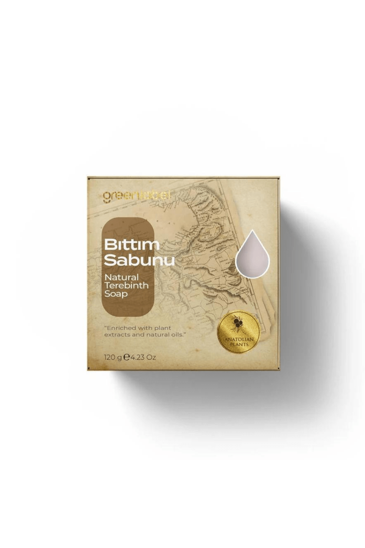 GREENLABEL Natural Terebinth Soap 120 gr. - Image 3