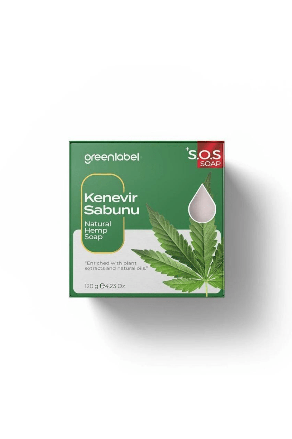 GREENLABEL Natural Hemp Oil Soap 120 gr. - Image 2