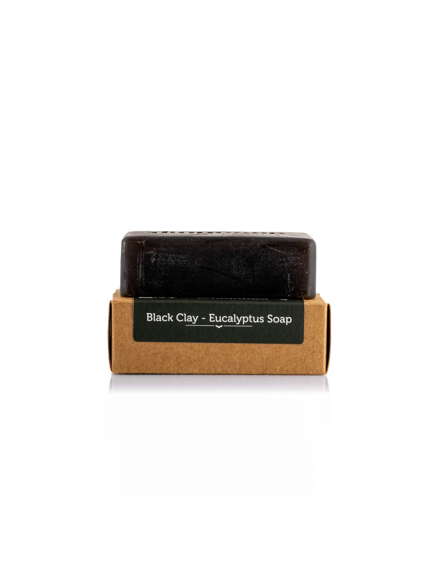 100% Natural Black Clay Eucalyptus Soap - 120g | Men's Hair and Beard Care, Skin Refreshing, Sebum Balancing - Image 2