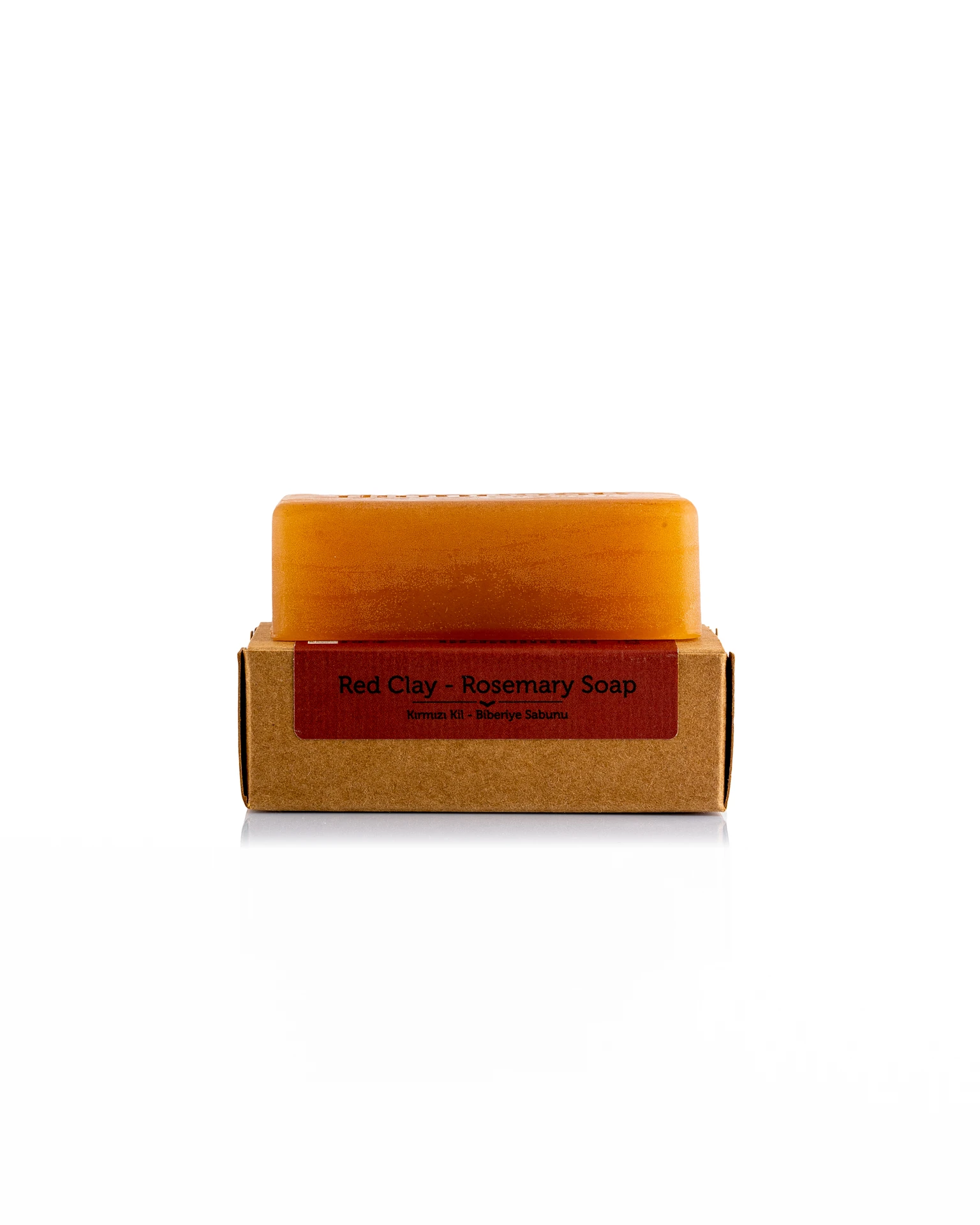 100% Natural Red Clay Rosemary Soap 120g - Skin Firming and Sebum Balancing | Natural Moisturizing and Acne-Reducing Care Soap - Image 2